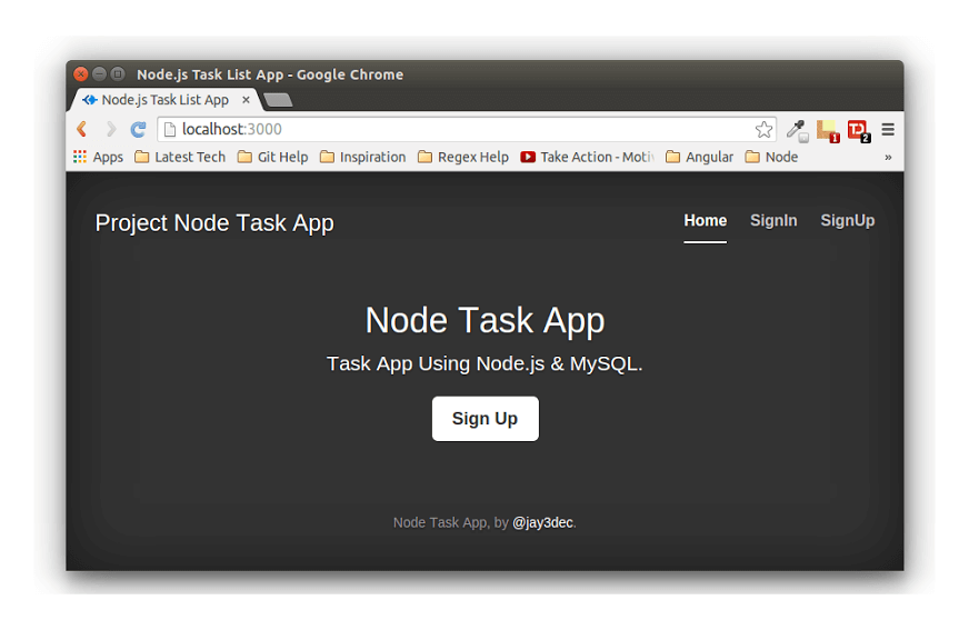 Creating a Web App Using Node.js & MySQL – Getting Started